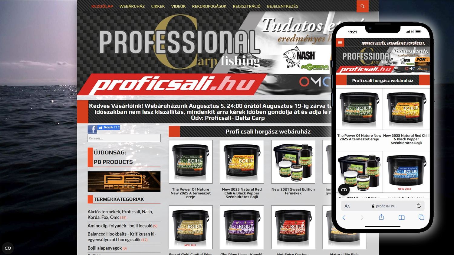 Proficsali weboldal referencia